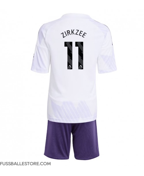 Günstige Manchester United Joshua Zirkzee #11 Auswärts Trikotsatzt Kinder 2025-26 Kurzarm (+ Kurze Hosen) Günstige Manchester United Joshua Zirkzee #11 Auswärts Trikotsatzt Kinder 2025-26 Kurzarm (+ Kurze Hosen)